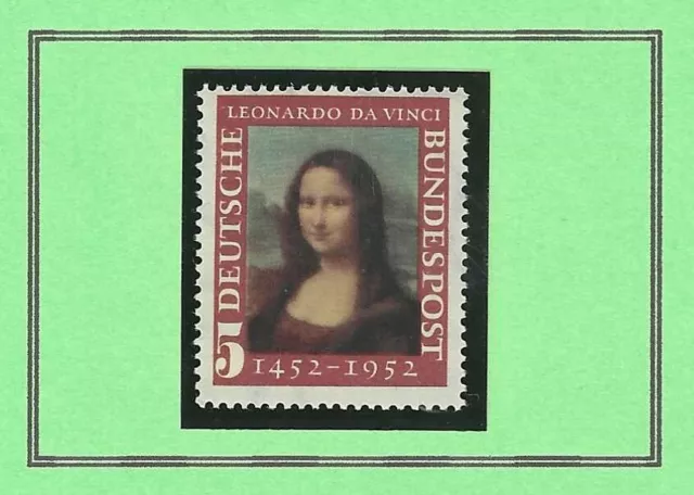 Deutschland BRD Briefmarke MICHEL Nr. 148 II POSTFRISCH** 1952 Leonardo da Vinci