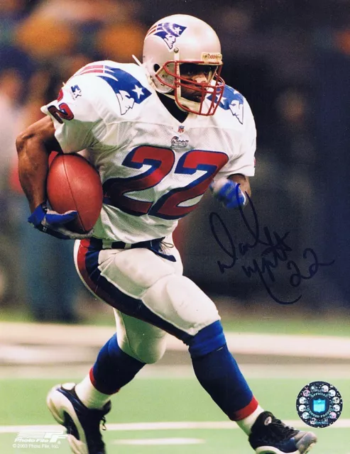 Dave Meggett Autographed Signed 8x10 Photo NFL New England Patriots Giants w/COA