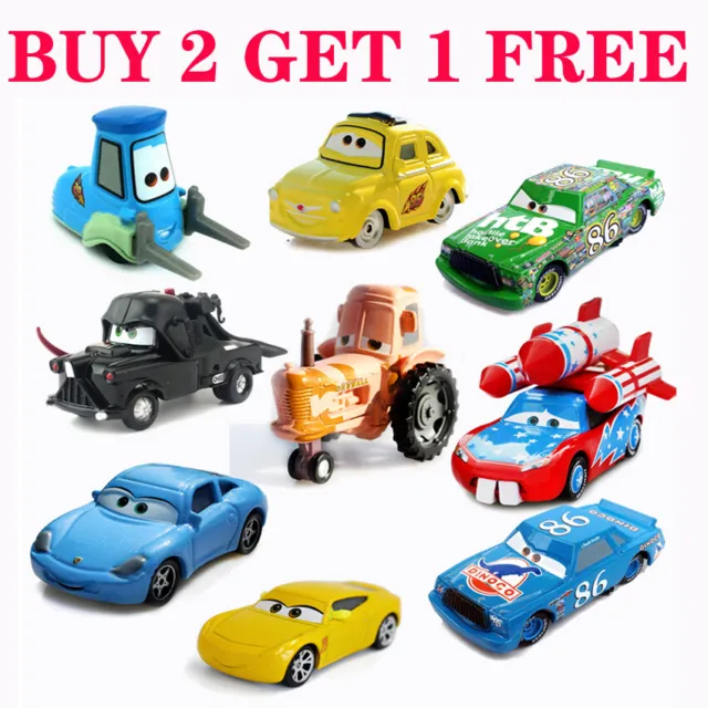 Lightning McQueen 1:55 Diecast Model Car Toys Gift Loose Disney Pixar Cars Lot