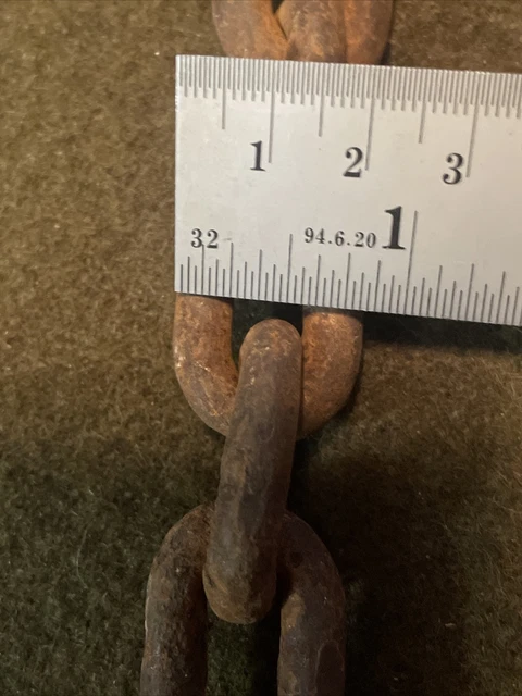 Vintage Antique Chain Plant Hanger Farmhouse Steampunk Hearth Eye Hook 7
