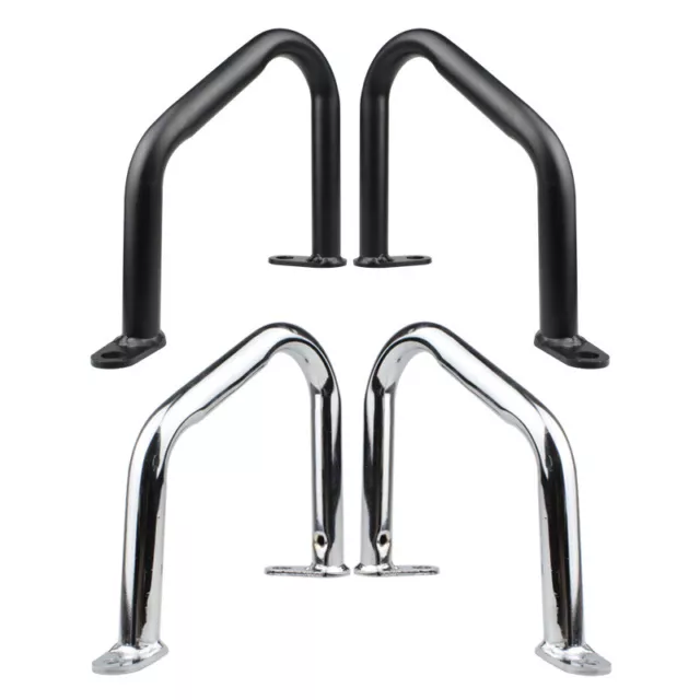 US 2× Motorcycle Engine Guard Highway Crash Bars Steel Frame Falling Protector