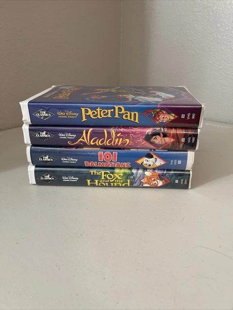 Walt Disneys The Classics Black Diamond Lot of 4 VHS