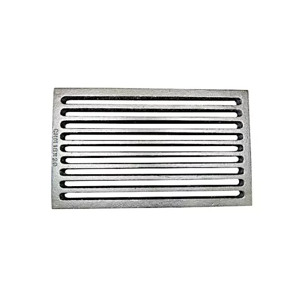 CHM GMbH Grill 18x30 CM Fonte Rouge Carmin Carré Grille à Cendre Grille Rouillée