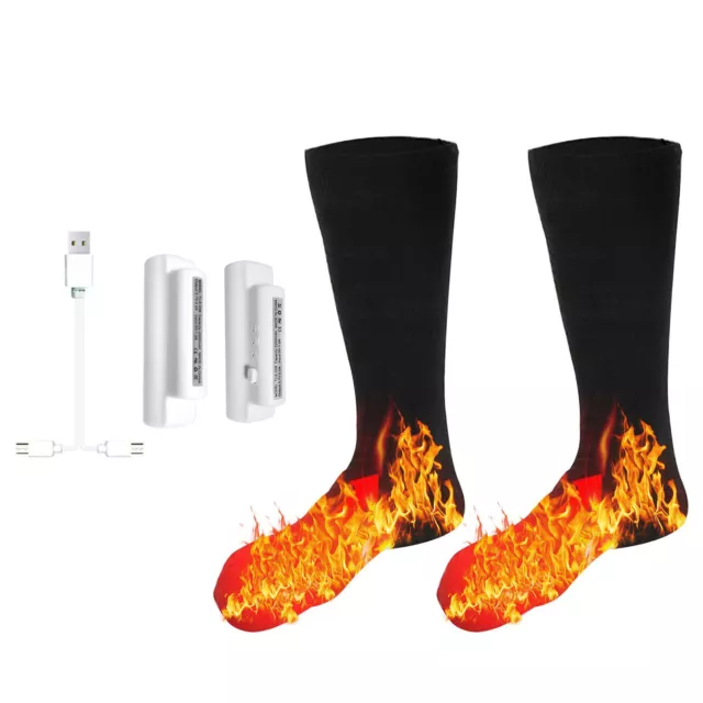 3.7V beheizte Socken Fußwärmer für Männer und Frauen, elektrische U1Z0