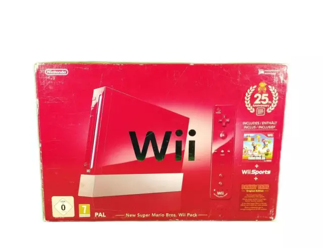 Console Wii Pack Super Mario Bros. 25th Anniversary en boite