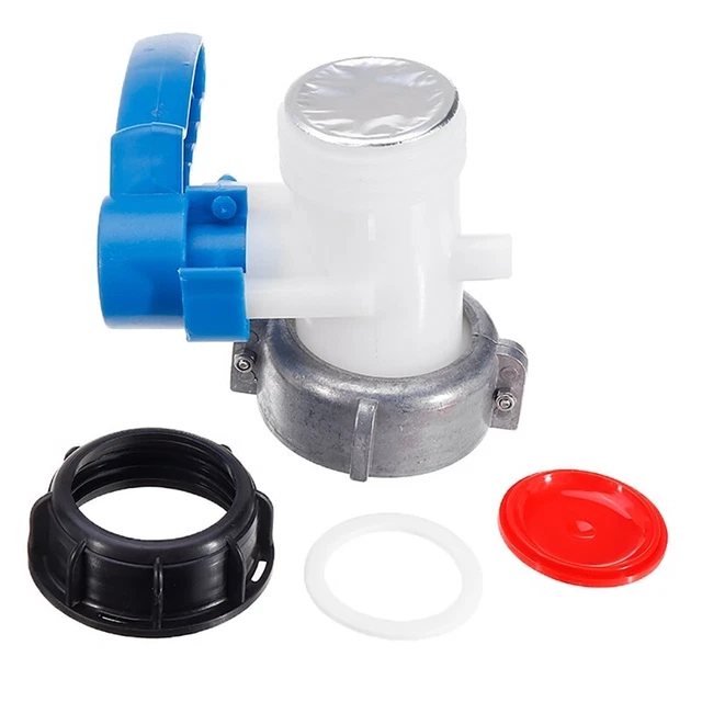 Adattatore serbatoio IBC 1 pz. processi acidi lega di alluminio resistente alla corrosione