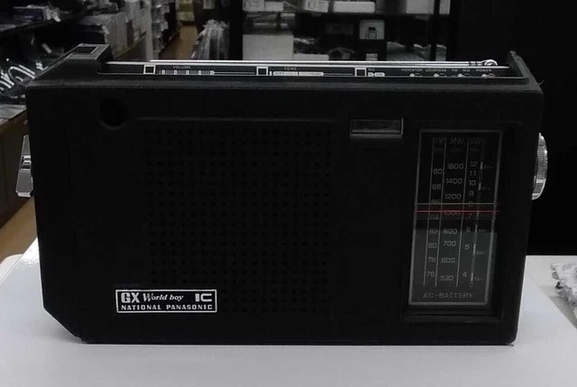 RADIO NACIONAL PANASONIC RF-727 COUGAR Nº 5 AM SW Reparada Probada