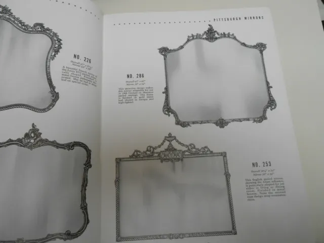 Pittsburg Plate Glass Co. - Mirrors Catalog #406. 1940 3