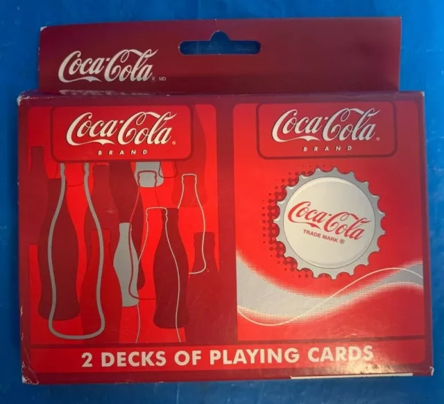 CocaCola Playing Cards by Bicycle - 2 sealed packs