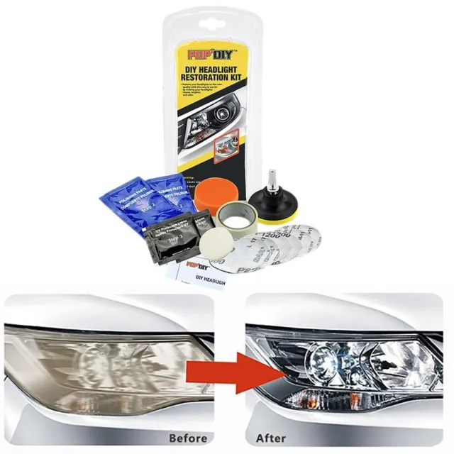 Car Headlight Cleaning Repair Lightweight Varnish Refurbished Lens Tool (S)