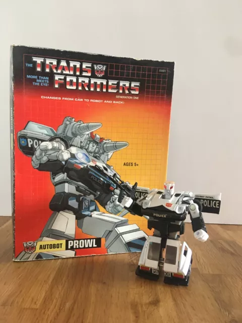 Transformers G1 Autobot Prowl With Box (Hasbro)