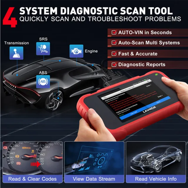 LAUNCH CRP123E V2.0 Car OBD2 Scanner Diagnostic Tool DPF Regen BRAKE Reset 3