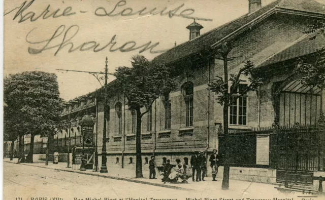 France Paris - Hopital Hospital old postcard