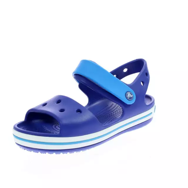 Crocs Kid Sandal Crocband Blu - Taglia 30 [12 US Scarpe Ragazzo Bambini Sandali