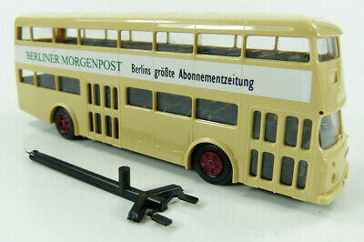 Jägermeister Doppeldecker DE Büssing Bus Berlin BVG Omnibus H0 å 