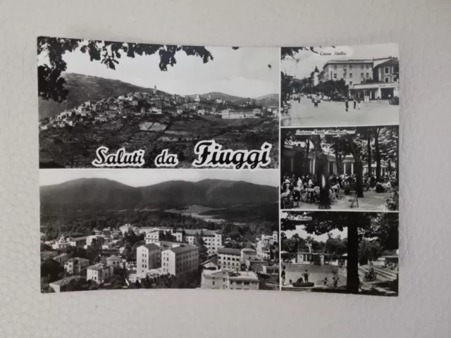 Cartolina Saluti Da Fiuggi Vedute 1965 Fg/Vg/B/N