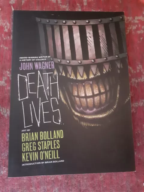 comics Judge Dredd Death Lives John Wagner Brian Bolland 2000 AD Anglais