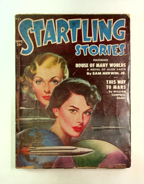 Startling Stories Pulp Sep 1951 Vol. 24 #1 GD/VG 3.0