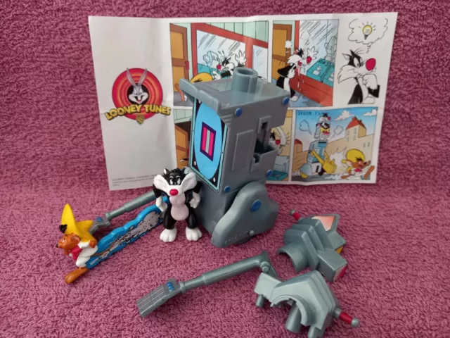 Ü Ei - Maxi 2001 Looney Tunes:  Sylvester jagd mit Katzenroboter unbespielt +BPZ