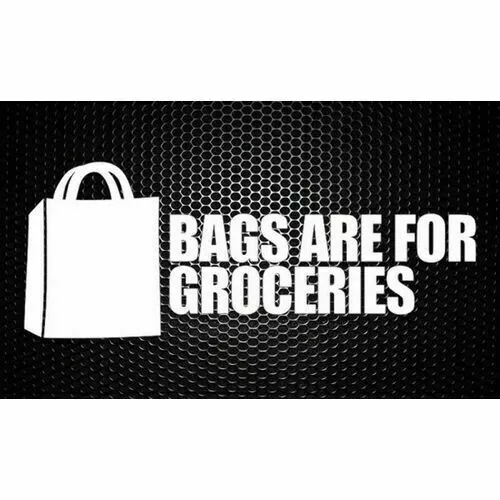 Bags Are For Groceries Sticker Decal Airbags Lowered Coilovers Stance illest