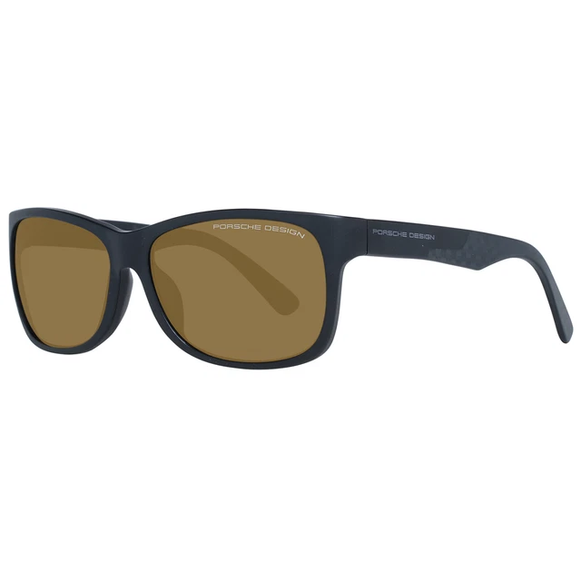 Occhiali da sole Porsche Design uomo sunglasses men occhiale rettangolare neri b