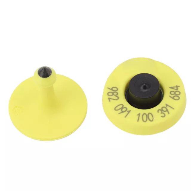 Livestock Ear Tags Yellow Plastic Animal Identification Ear Tags For C 9855 DT