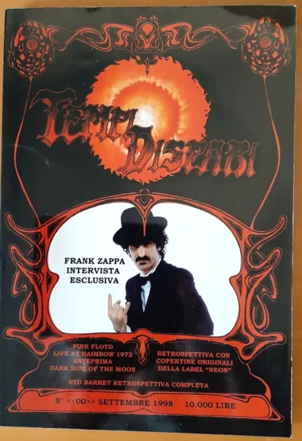 Rivista Musicale - TEMPI DISPARI # 00 settembre 1998 Frank Zappa, Smashing Pumpk