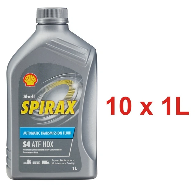 SHELL SPIRAX S4 ATF HDX Automatic Transmission Fluid Dexron 3 III DIII ...