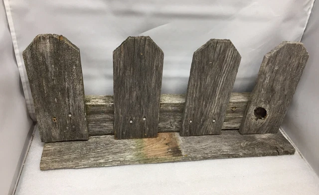 22” Weathered Barn Wood Shelf Cedar Boards Reclaimed Pickets Rustic Farmhouse