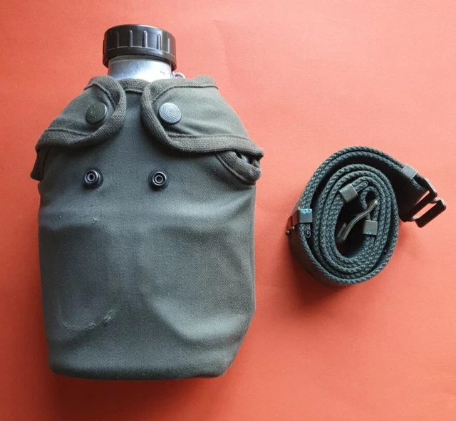 Gourde Militaire Française Avec Gamelle Et Housse – Bourgeat, Occasion