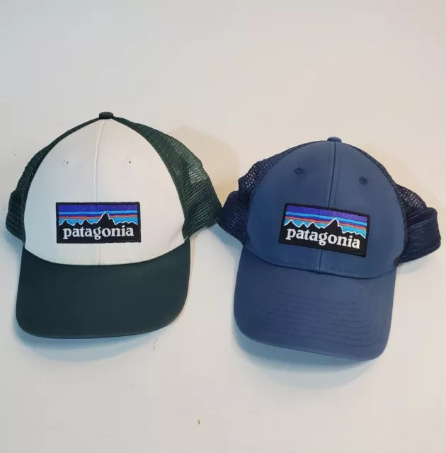 Patagonia Lot Of 2 Snapback Mesh Trucker Hat Baseball Cap