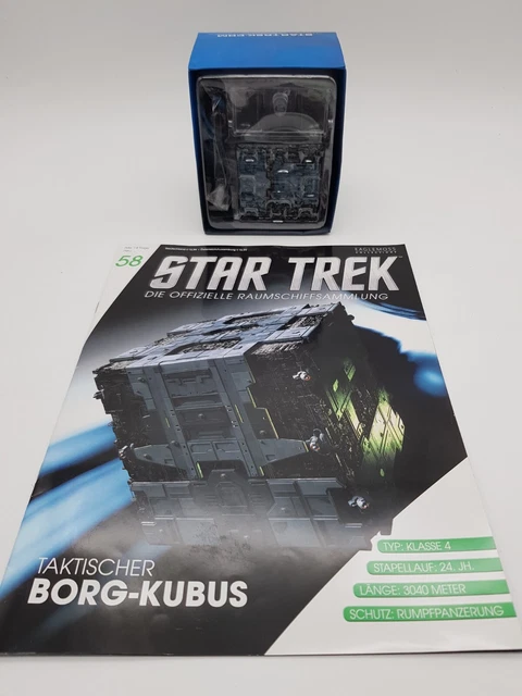STAR TREK EAGLEMOSS BORG KUBUS TACTICAL BORG CUBE + Quaderno 58