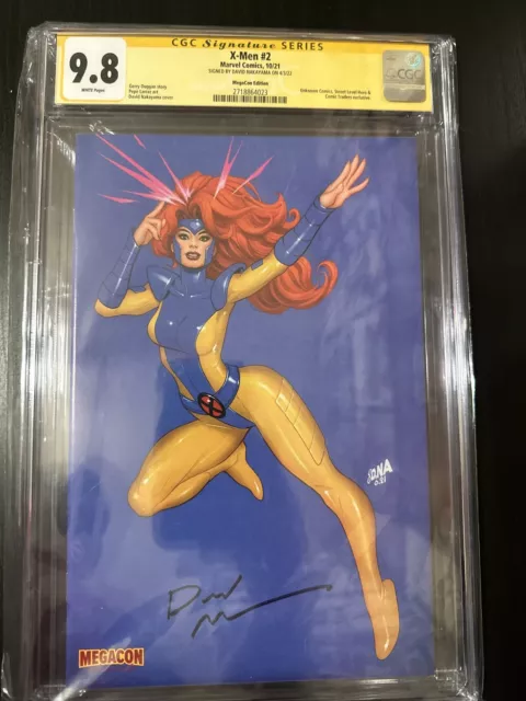 X-Men #2 CGC SS 9.8 David Nakayama Megacon Exclusive Jean Grey