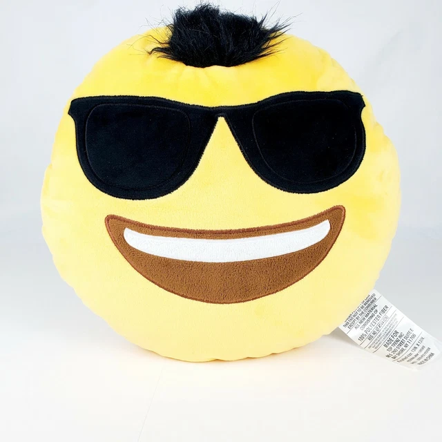 SOFT EMOJI SMILEY Emoticon Stuffed Plush Toy Doll Pillow Case Cushion