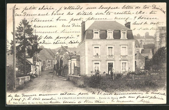 FEROLLES (45) CPA / ENTREE DU BOURG