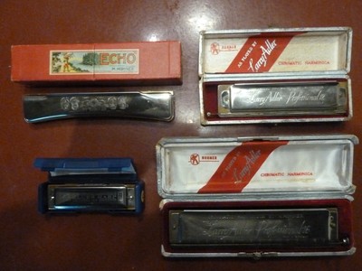 HOHNER AVEC HOHNER II A ´440 Harmonica En Original Coffret État Acceptable 