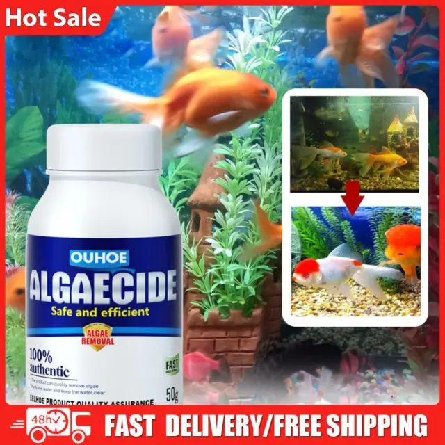 Aquarium Algaecide Water Algae Control Fish Tank Moss Remover Cleaning Tool