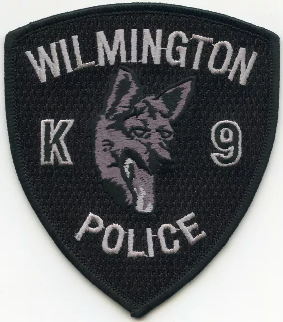 Wilmington Delaware De North Carolina Nc K-9 Police Patch