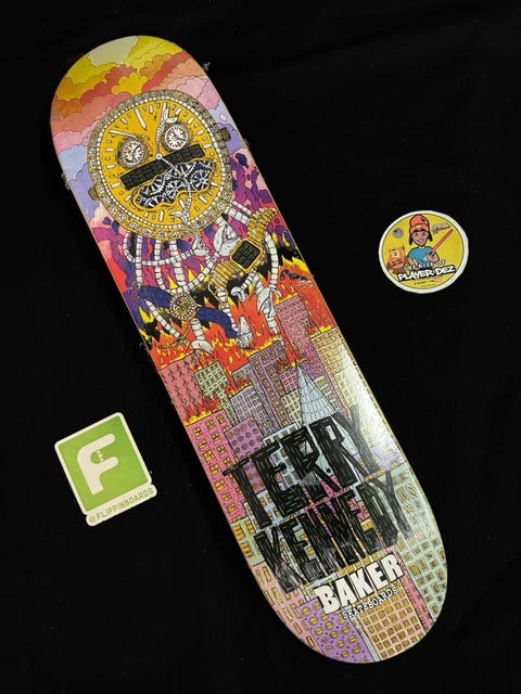 Planche De Skateboard Baker Terry Kennedy Mic Drop - Édition Limitée Iced Out - Neuf Sous Film
