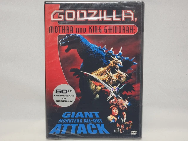 NEW GODZILLA MOTHRA and King Ghidorah Giant Monsters All-Out Attack DVD ...