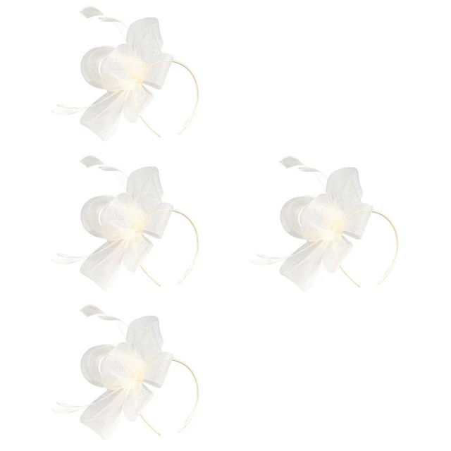 4x Fascinator Cappello Donna Tea Party Fascinator Fascinator