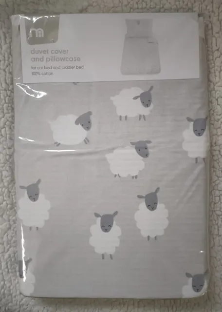 NEW/SEALED Mothercare  Duvet Cover & Pillowcase For Cot Bed And Toddler Bed