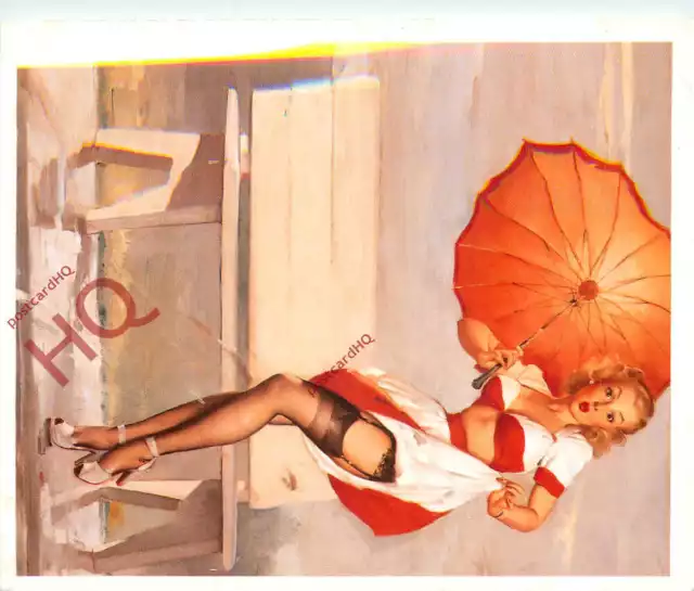 Picture Postcard__Gil Elvgren, I'Ve Been Spotted