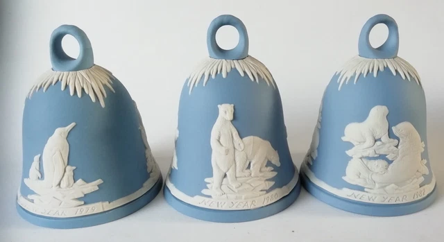 Wedgwood Bleu - Neuf An à Pattes D'Éléphant - Pingouins, Polar Ours Et Joints