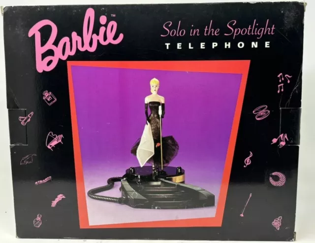 1995 Mattel Barbie "Solo in the Spotlight" Corded Telephone