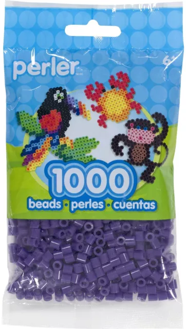 Cuentas Perler 1.000/paquete de uva