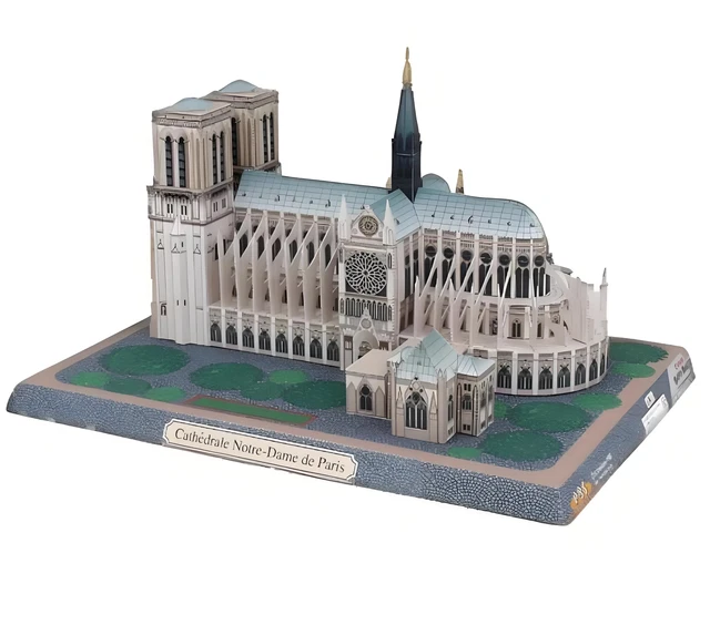 Maquette 3d Notre Dame De Paris 293 Pièces - Mgm