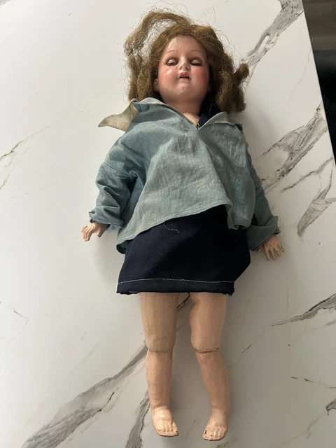 Rare Baigneur Petitcollin asiatique celluloïde taille 20 petit collin