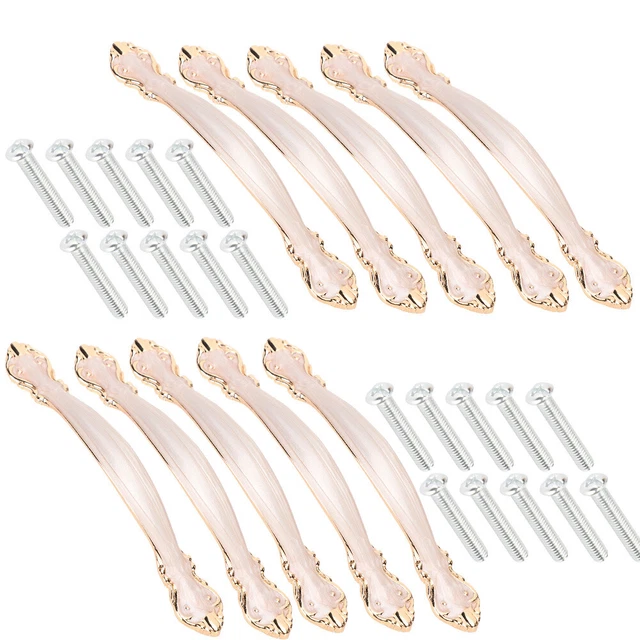 96mm 10 Sets Handle Pull For Home Office Door Closet Drawer Wardrobe Retro Metal