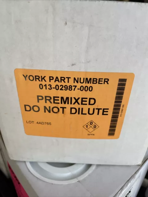 York coolant .  1 Available                               P/N  013-02987-000